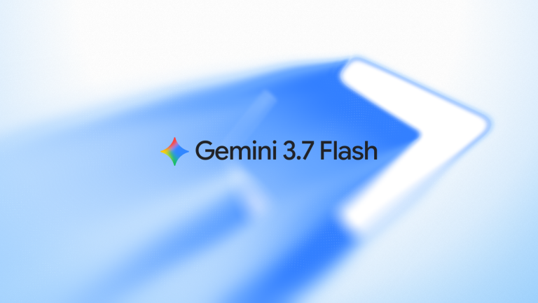 Ảnh bìa công bố mô hình Gemini 3.7 Flash của Google DeepMind