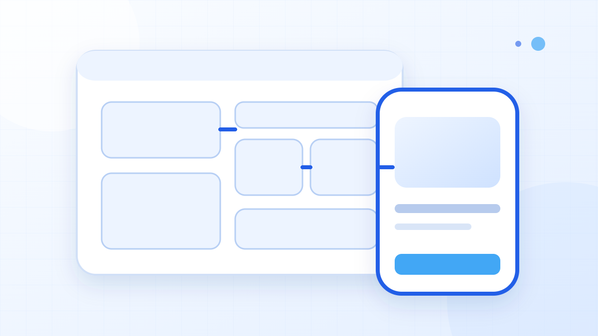 Wireflow landing page theo trình tự ra quyết định