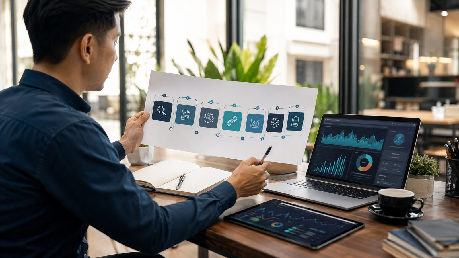 Quy trình SEO tổng thể từ audit đến báo cáo