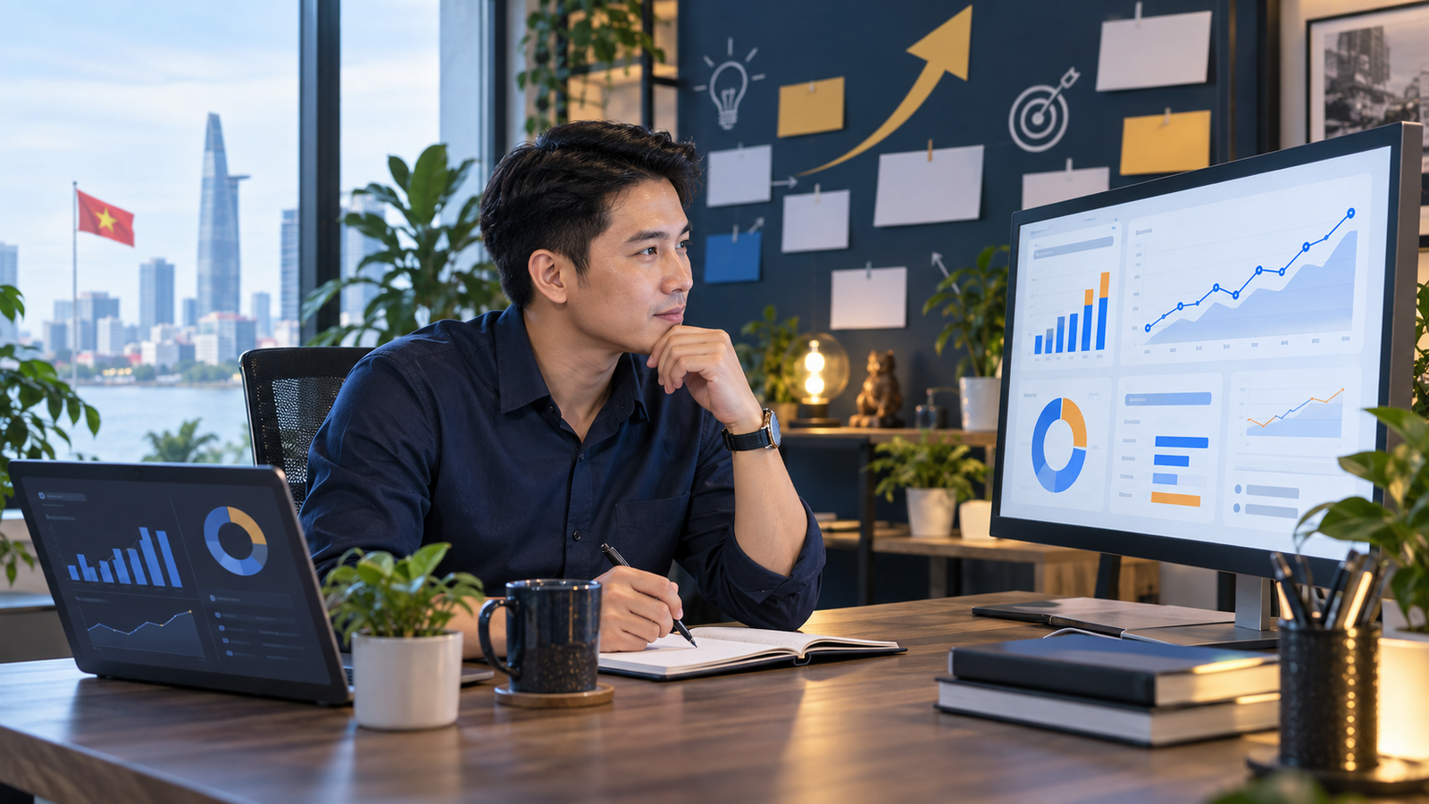 scale ngân sách Facebook Ads trong không gian làm việc