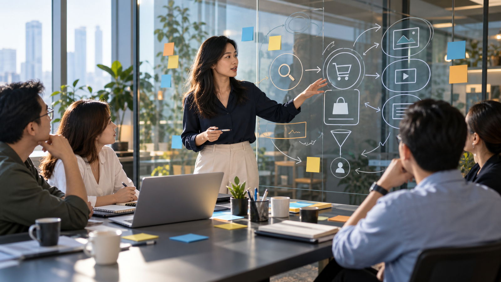 Đội ngũ marketing lập bản đồ hành trình chuyển đổi cho Performance Max
