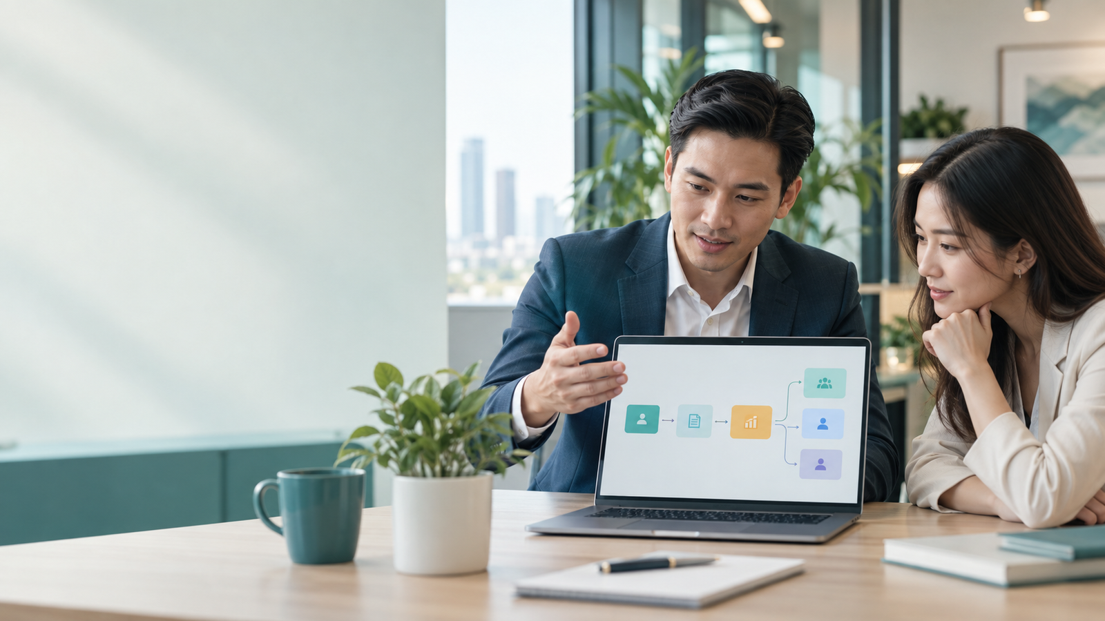 Quy trình workflow AI kết nối form CRM và phân bổ lead