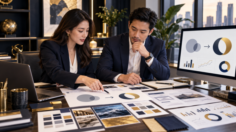 Đội ngũ marketing lập kế hoạch rebrand và bảo toàn SEO