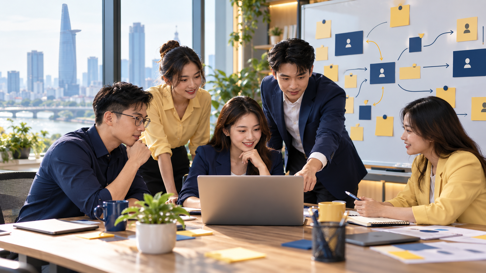 Đội ngũ sales và marketing xây dựng quy trình lead routing tự động