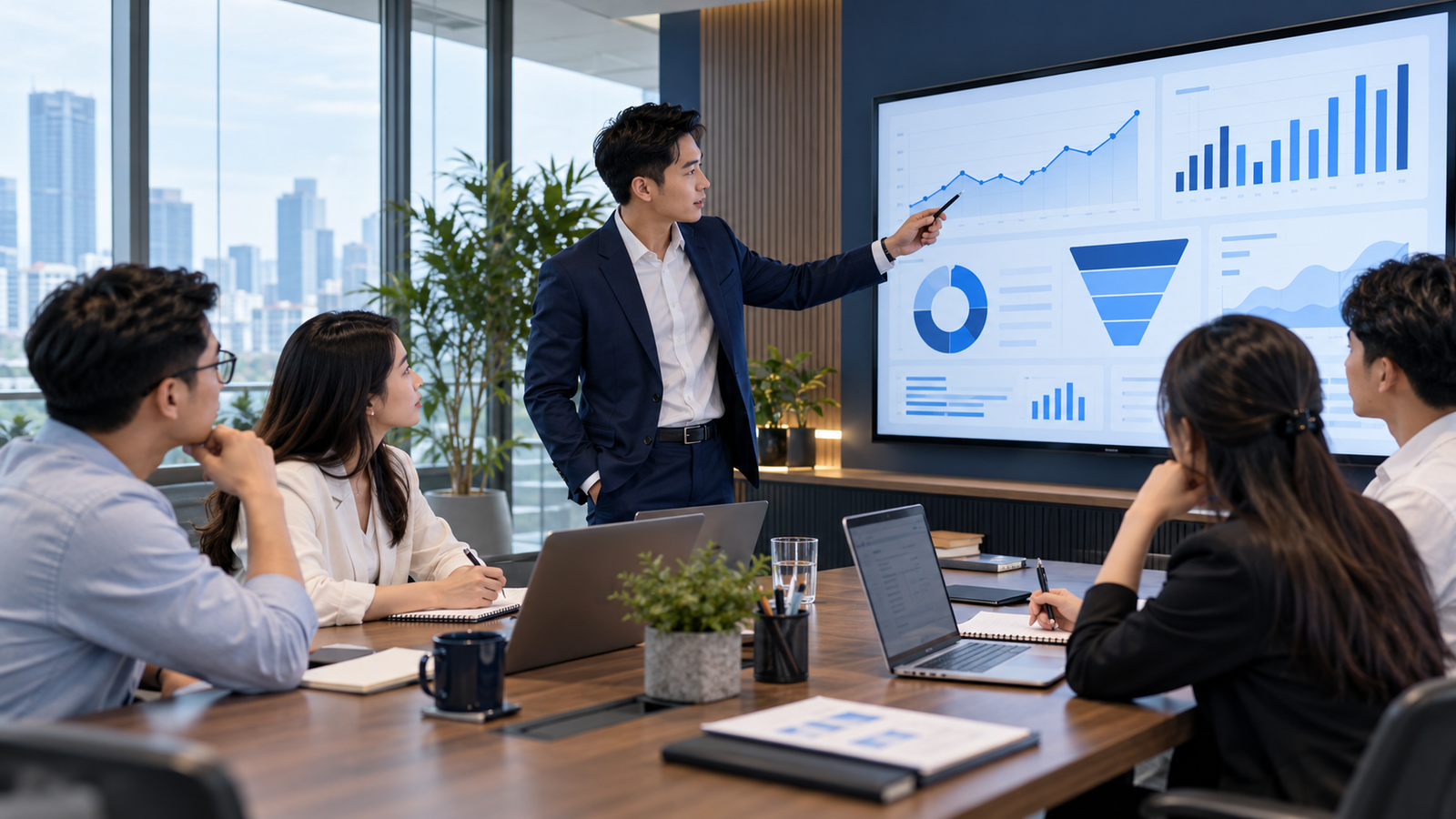 Đội ngũ marketing phân tích chiến dịch Google Ads minh bạch