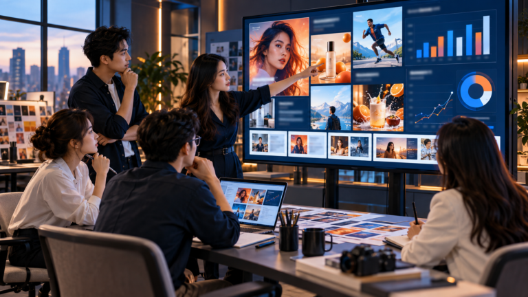 Nhóm marketing phân tích creative Facebook Ads và hook 3 giây đầu