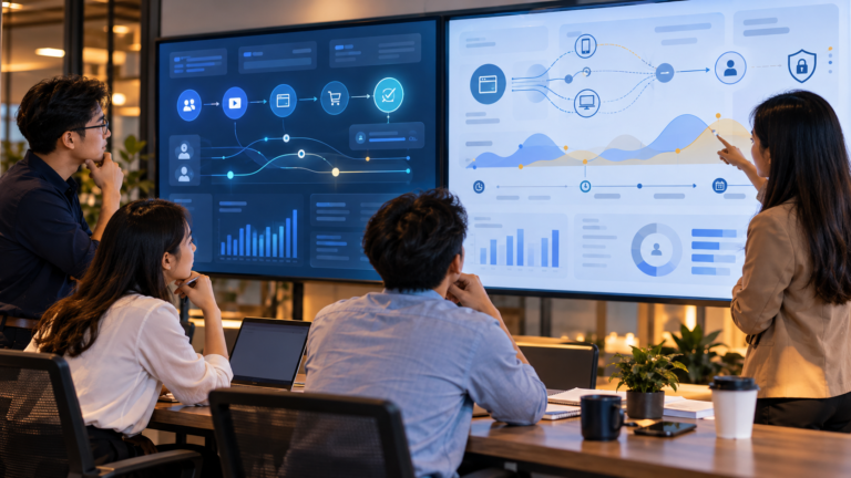 Đội ngũ marketing phân tích chênh lệch attribution giữa Facebook Ads và GA4