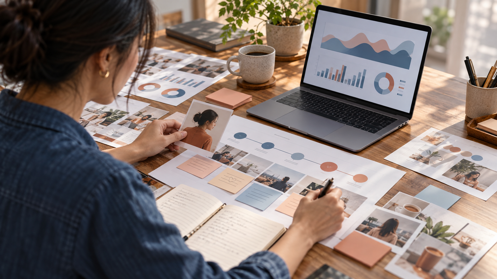 Phân tích dữ liệu và phỏng vấn để hoàn thiện buyer persona