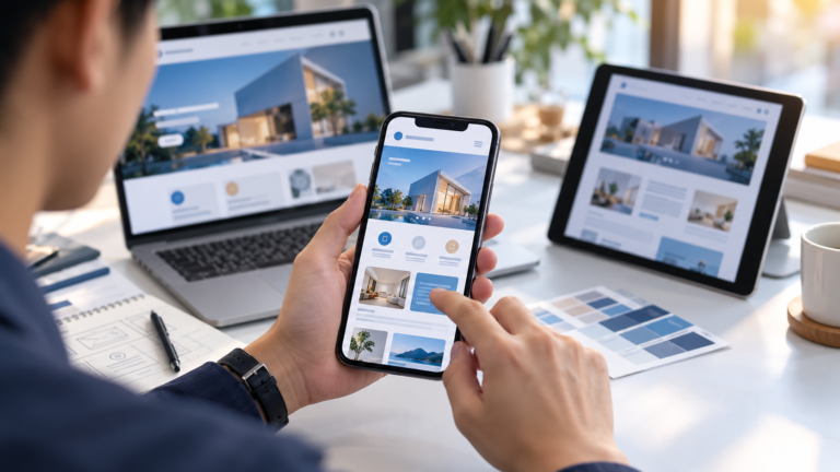Ảnh featured thiết kế mobile-first với giao diện trên điện thoại và các thiết bị khác.